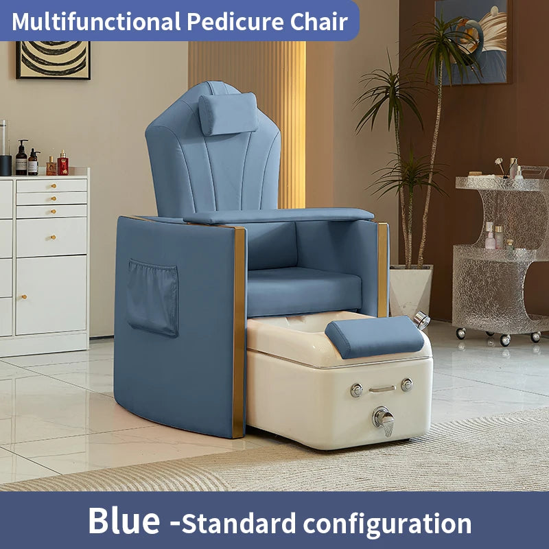 Luxury Pedicure Chair with Footrest and Sink – Spa Cosmetology Chair