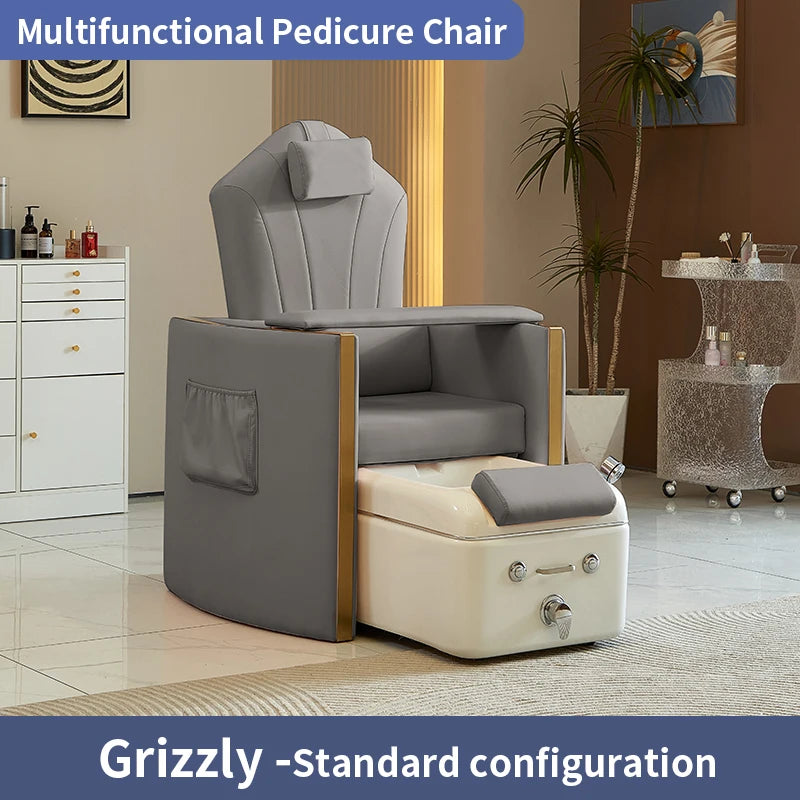 Luxury Pedicure Chair with Footrest and Sink – Spa Cosmetology Chair