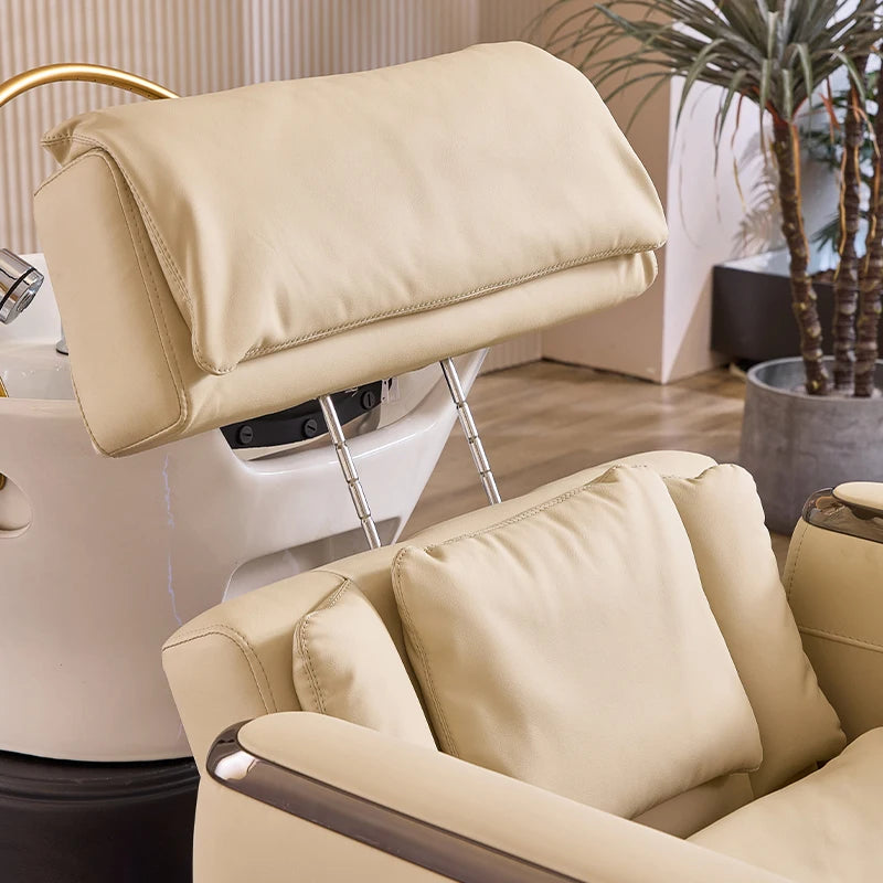 Modern Electric Chair with Wash Basin – Luxury SPA Chair with LED and Touch Control