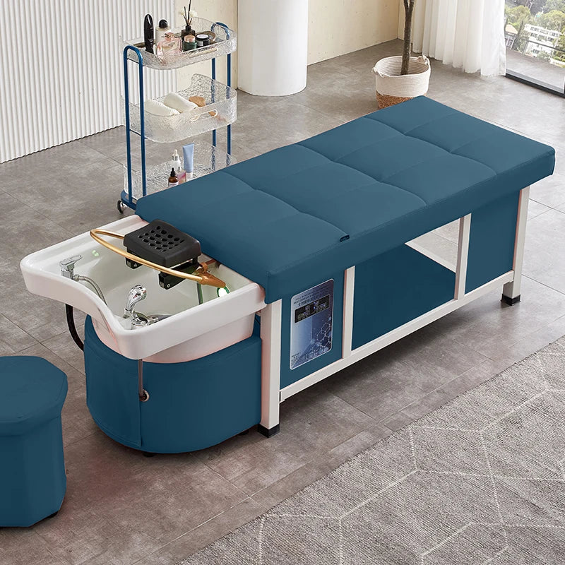 Head Spa Bed Flower with Wellness and Steam Therapy Functions
