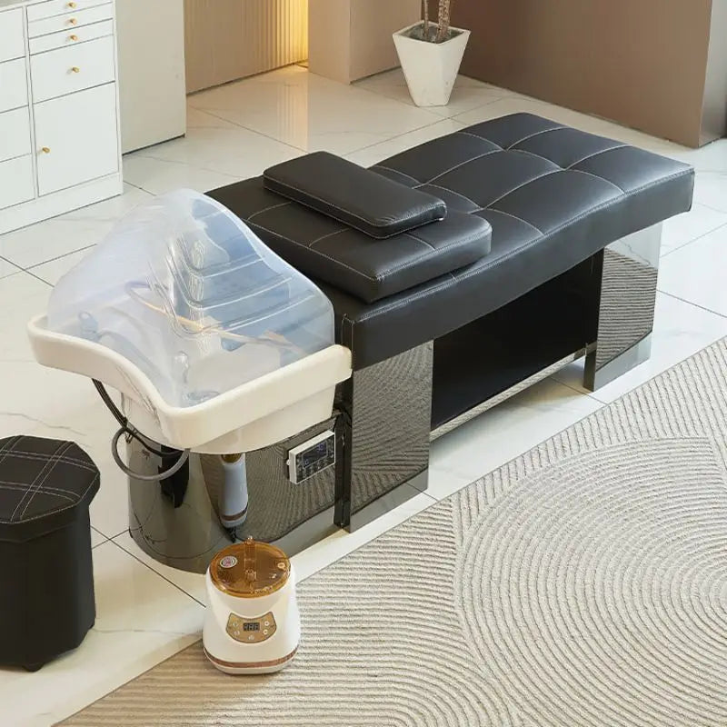 Masážní Head Spa Lehátko TITANIUM s Párou a LED Osvětlením