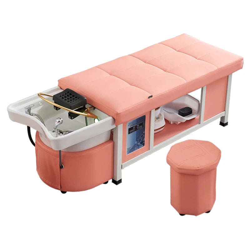 Head Spa Bed Flower with Wellness and Steam Therapy Functions