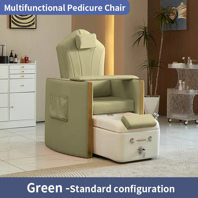 Luxury Pedicure Chair with Footrest and Sink – Spa Cosmetology Chair