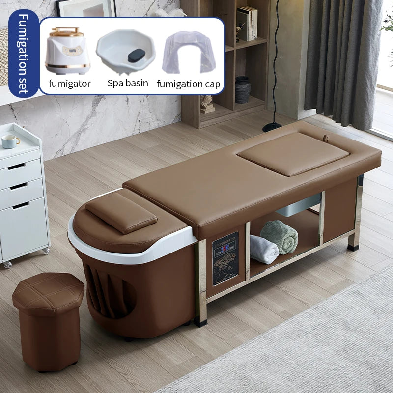 Moon Hair Spa Lehátko – Luxusní Spa Lehátko s Elegantním Designem pro Špičkový Komfort a Regeneraci