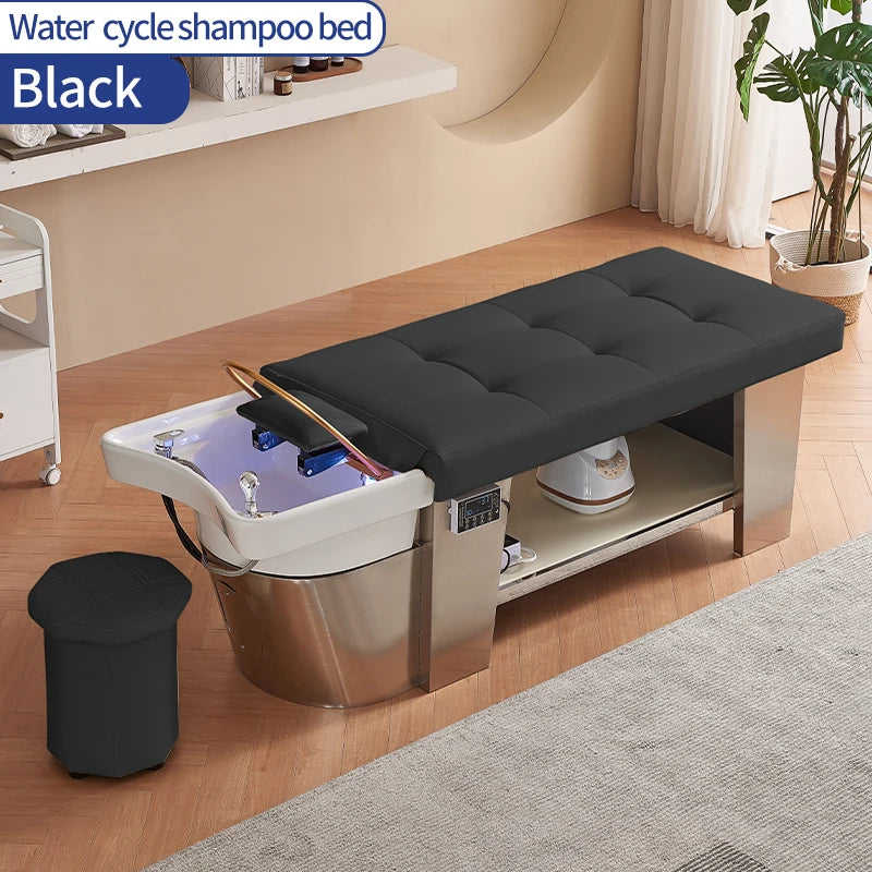 Head Spa Bed IRON – Luxury Bed with Steam Therapy and Aromatherapy