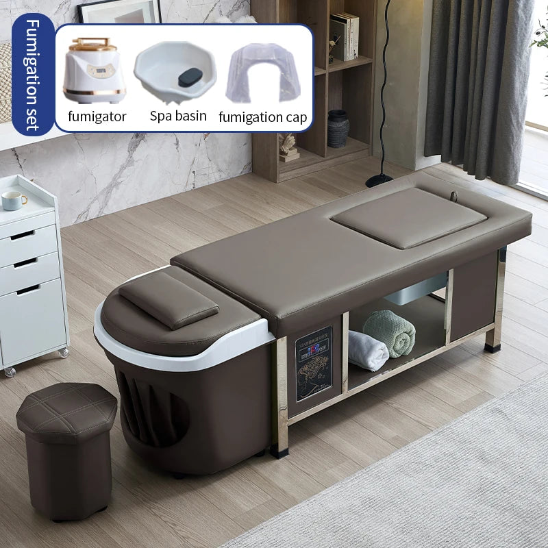 Moon Hair Spa Lehátko – Luxusní Spa Lehátko s Elegantním Designem pro Špičkový Komfort a Regeneraci