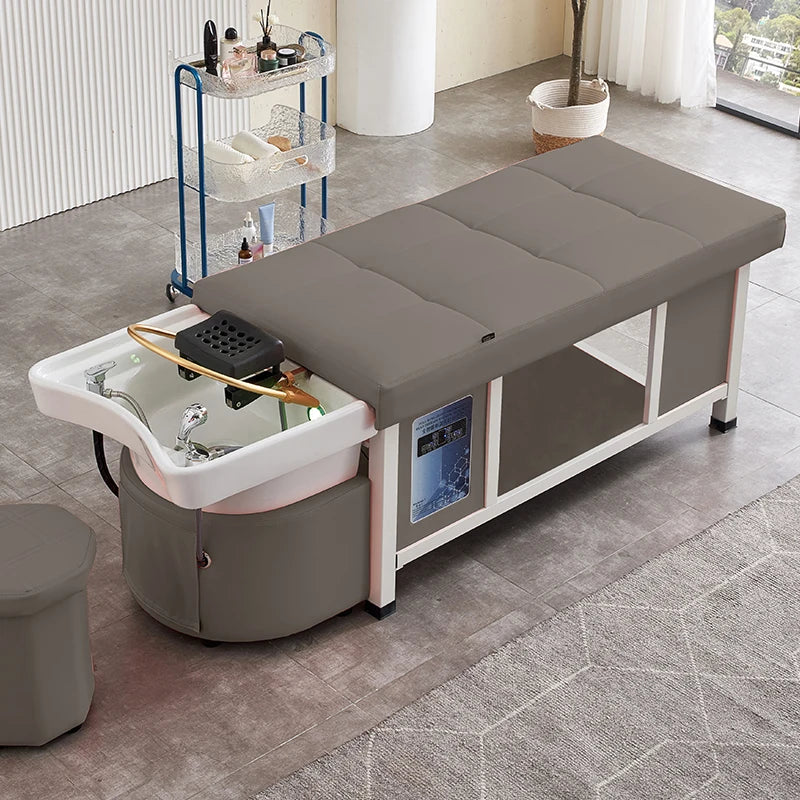 Head Spa Bed Flower with Wellness and Steam Therapy Functions