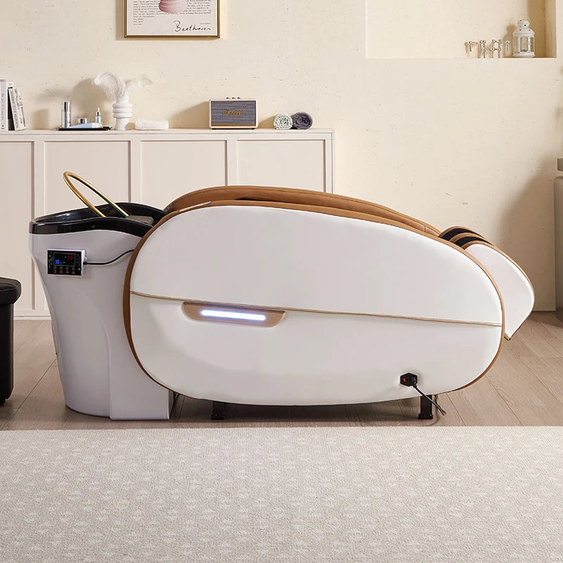 Venus – Luxusní Head Spa Lehátko s Masáží, Fumigací a LED Osvětlením