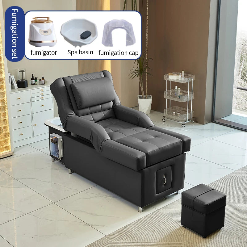 Head Spa Lehátko Octans – Luxusní Spa Lehátko s Elegantním Designem