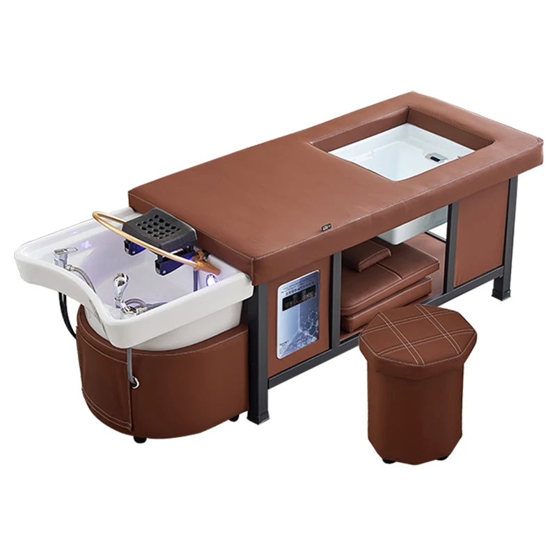 Bourbon Head Spa Lounger with Hydrotherapy and Storage