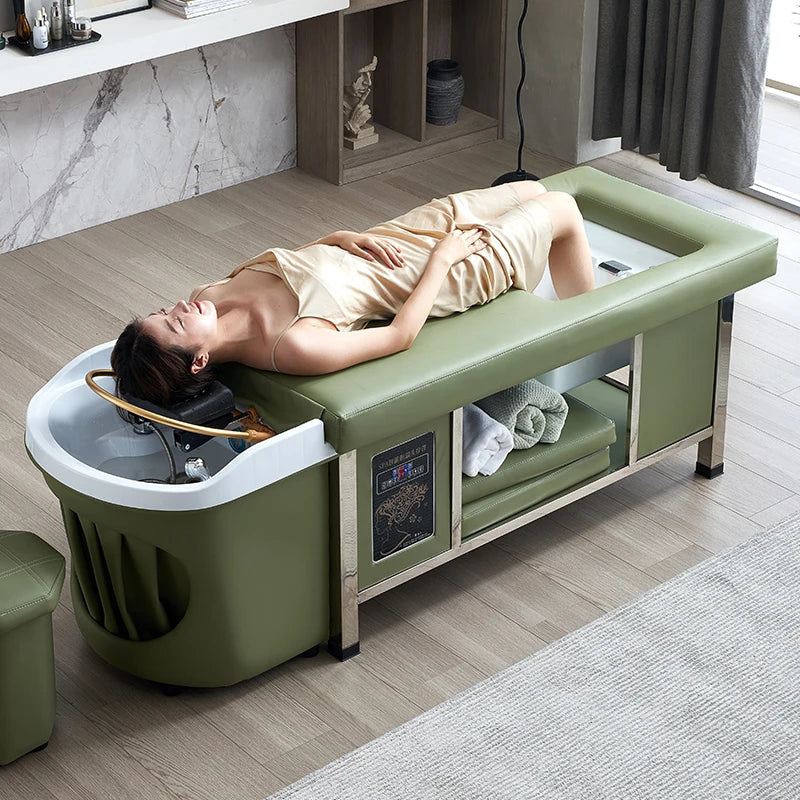 Moon Hair Spa Lehátko – Luxusní Spa Lehátko s Elegantním Designem pro Špičkový Komfort a Regeneraci