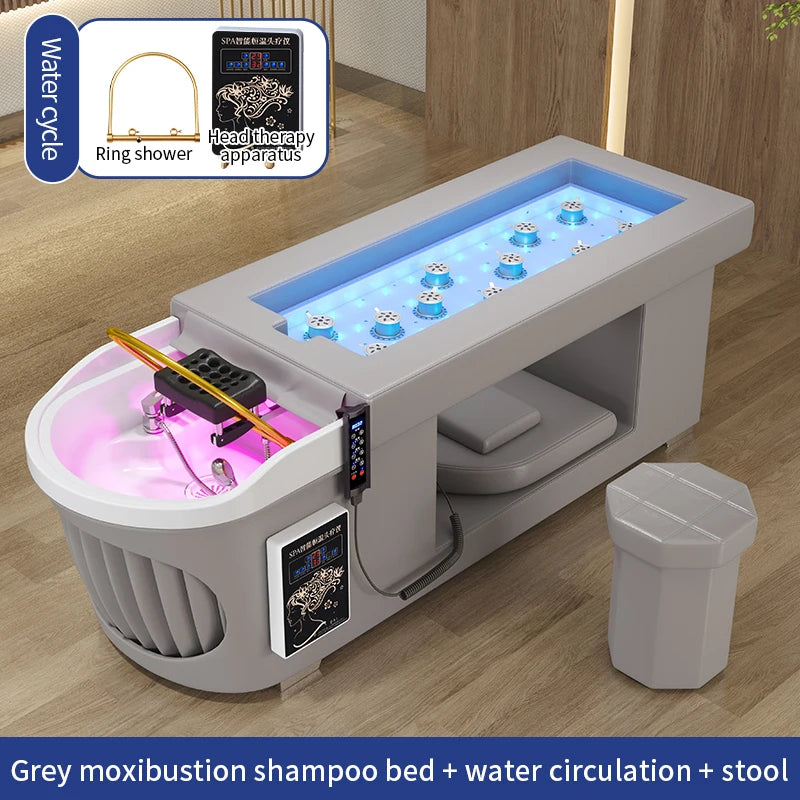 Head Spa Kongo Lounger with Massage, Water Therapy and Aromatherapy