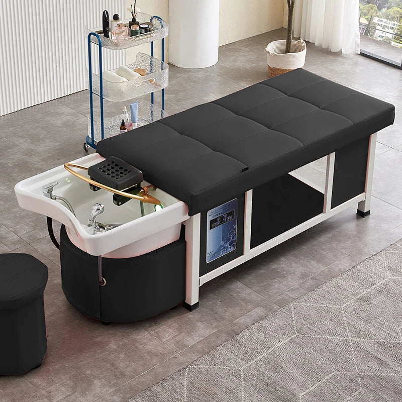 Head Spa Bed Flower with Wellness and Steam Therapy Functions