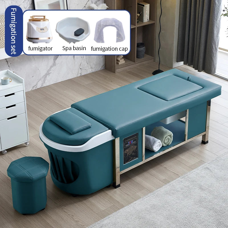 Moon Hair Spa Lehátko – Luxusní Spa Lehátko s Elegantním Designem pro Špičkový Komfort a Regeneraci