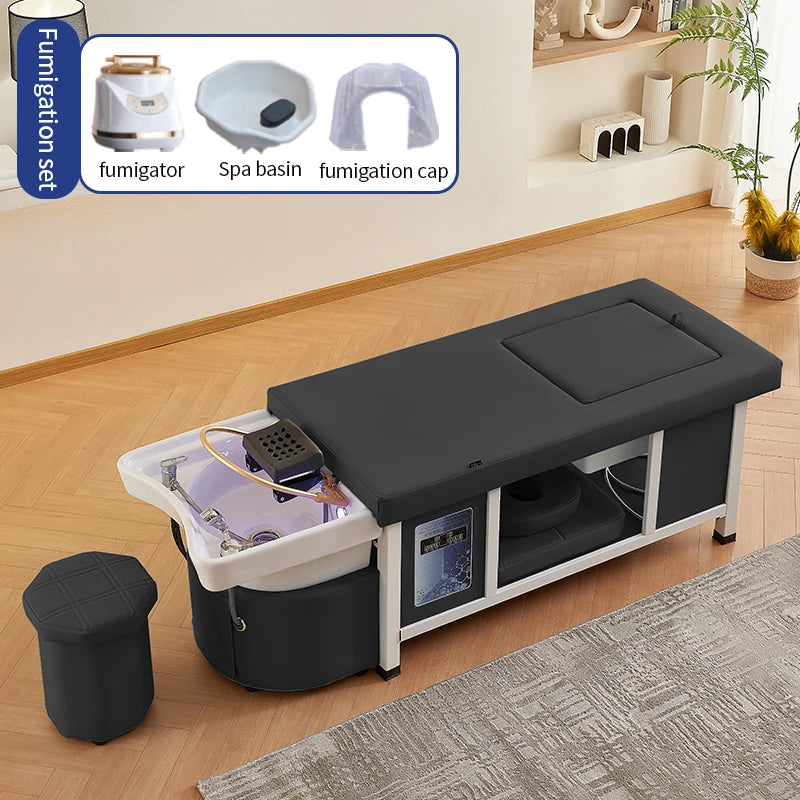 Masážní Head Spa Lehátko OXYGEN s Mycí Jednotkou