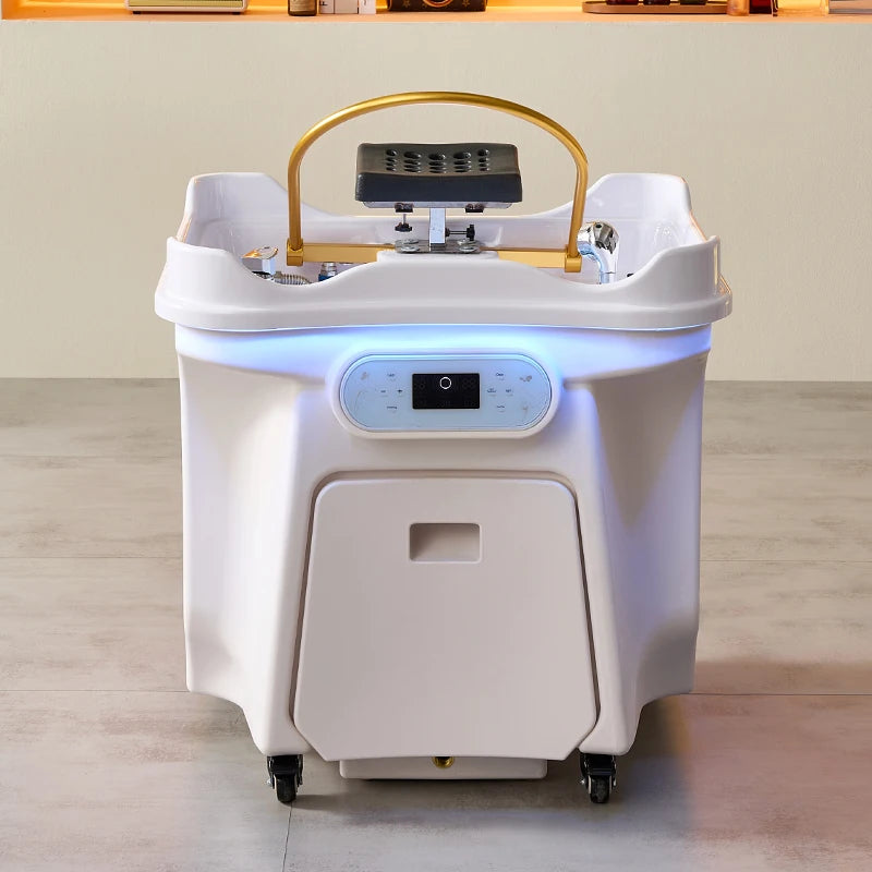 Tongo Mobile Shampoo Sink with Water Circulation and Fumigation