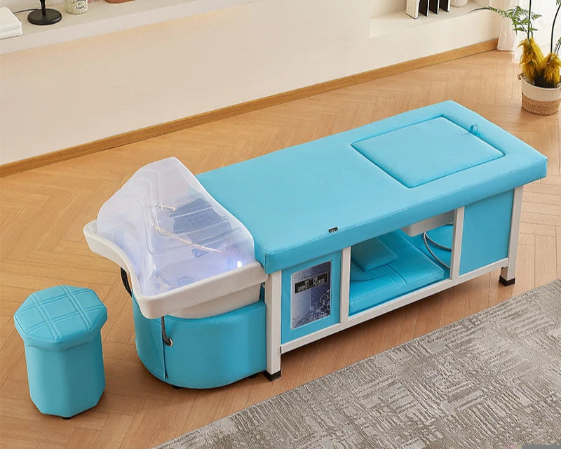 Masážní Head Spa Lehátko OXYGEN s Mycí Jednotkou