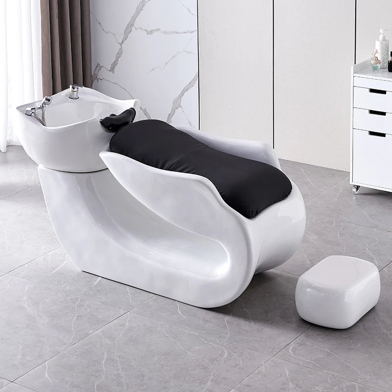 Elegant Washing Head Spa Chair with Minimalist Design