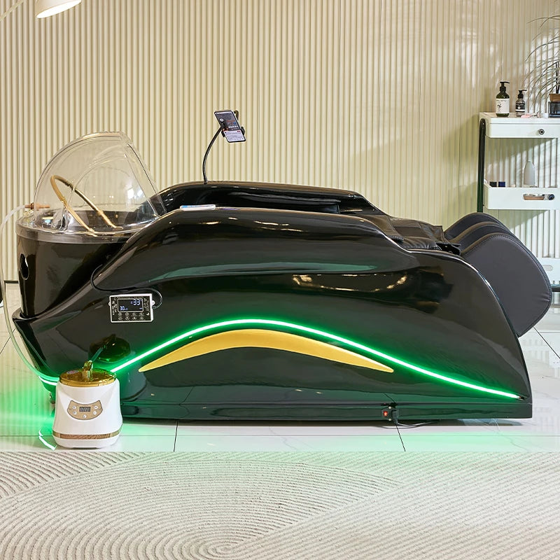 Head Spa Bed ONDO with Massage, Aromatherapy and Ceramic Sink