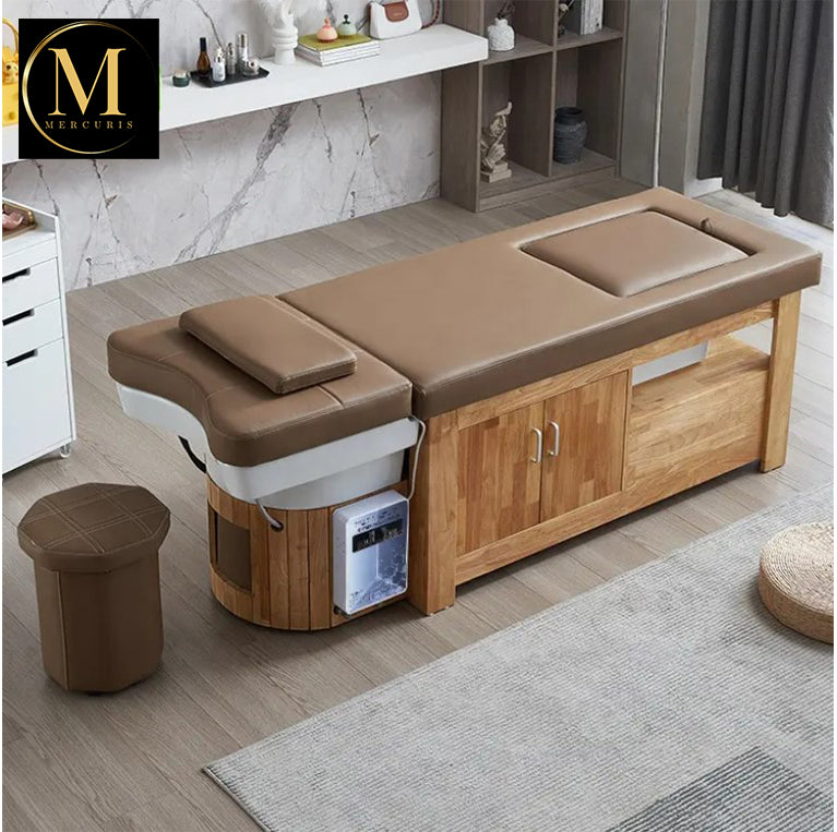 Luxurious Head Spa Bed Wood – Head Spa Bed made of Solid Wood