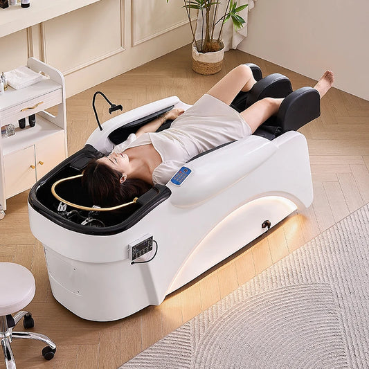 Head Spa Bed with Steam Therapy and Fumigation