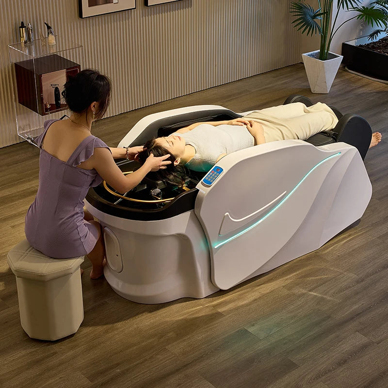 Futuristic Head Spa bed Lacerta with elegant design - Headspa Professional Japanese Head Spa Bed