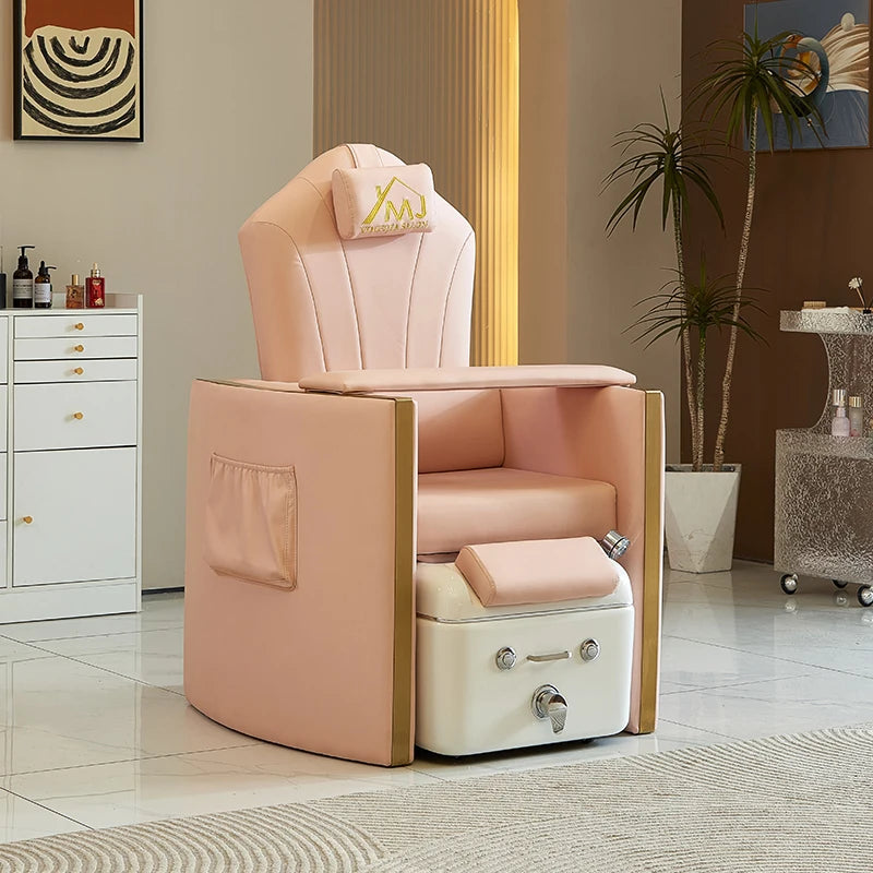Luxusní pedikúrní křeslo s podnožkou - Spa Cosmetology Pedicure Chairs