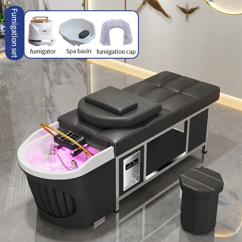 Head Spa Bed Fogo - Electric washing bed for Head Spa and hair salons Fogo