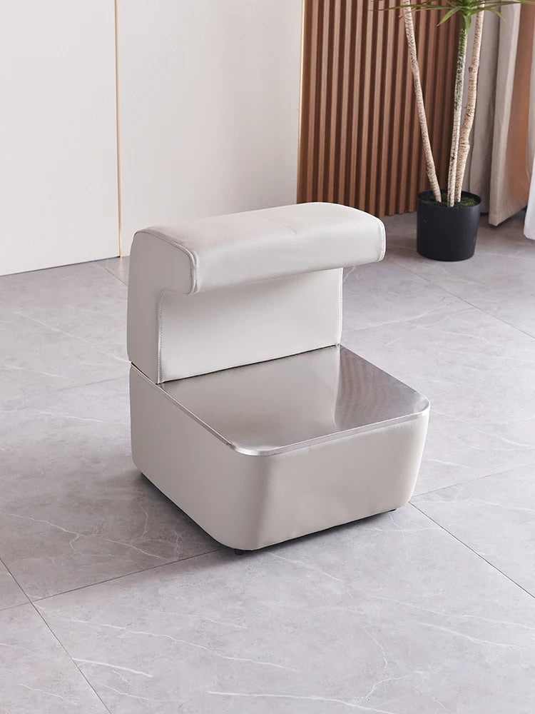 Luxurious shampoo chair with storage module - Barber Shampoo Chairs