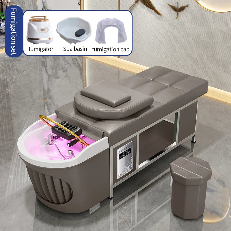 Head Spa Bed Fogo - Electric washing bed for Head Spa and hair salons Fogo