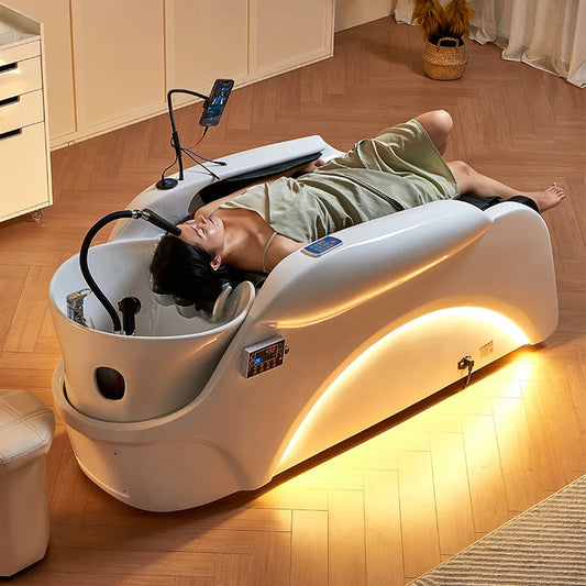 Head Spa Beds Spa Lechatko Praha Shampoo Bed