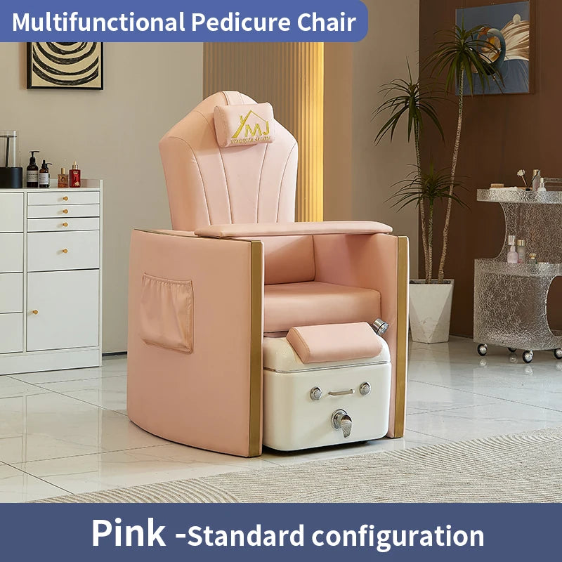 Luxusní pedikúrní křeslo s podnožkou - Spa Cosmetology Pedicure Chairs