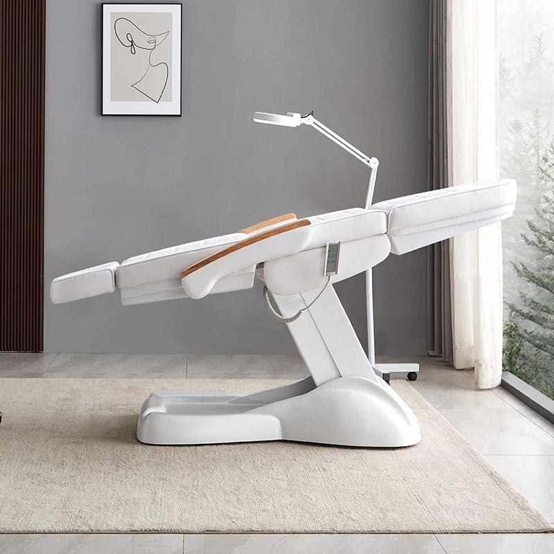 Elegant white electric beauty chair - Electric beauty bed