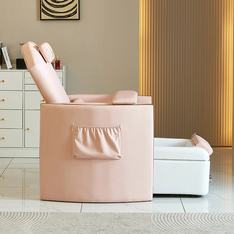 Luxusní pedikúrní křeslo s podnožkou - Spa Cosmetology Pedicure Chairs