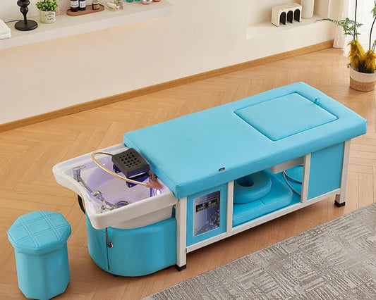 Head Spa Bed OXYGEN - Head Spa lehatko s elegantním designem pro špičkový komfort a relaxaci
