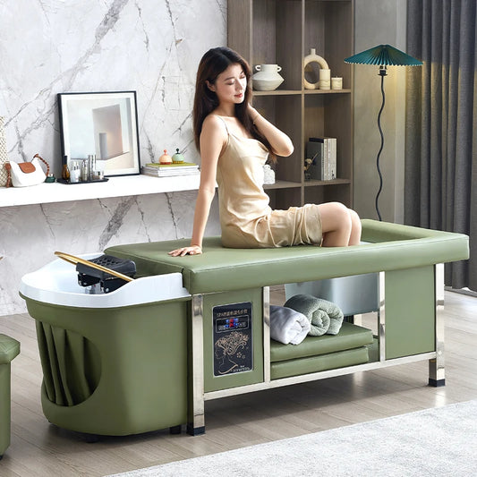 Moon Hair Spa Bed - Luxurious spa bed with elegant design for ultimate comfort and relaxation