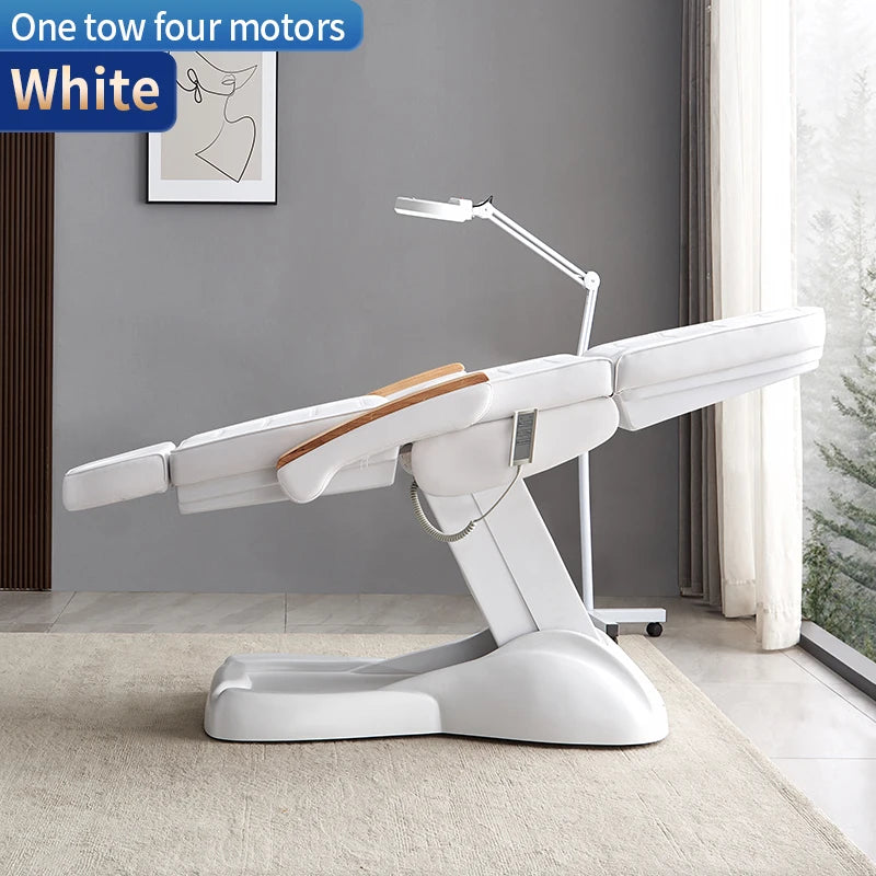 Elegant white electric beauty chair - Electric beauty bed