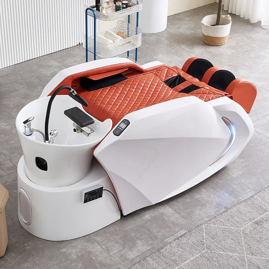 Luxusní Head Spa lehátko Mercury s čalouněním a LED osvětlením